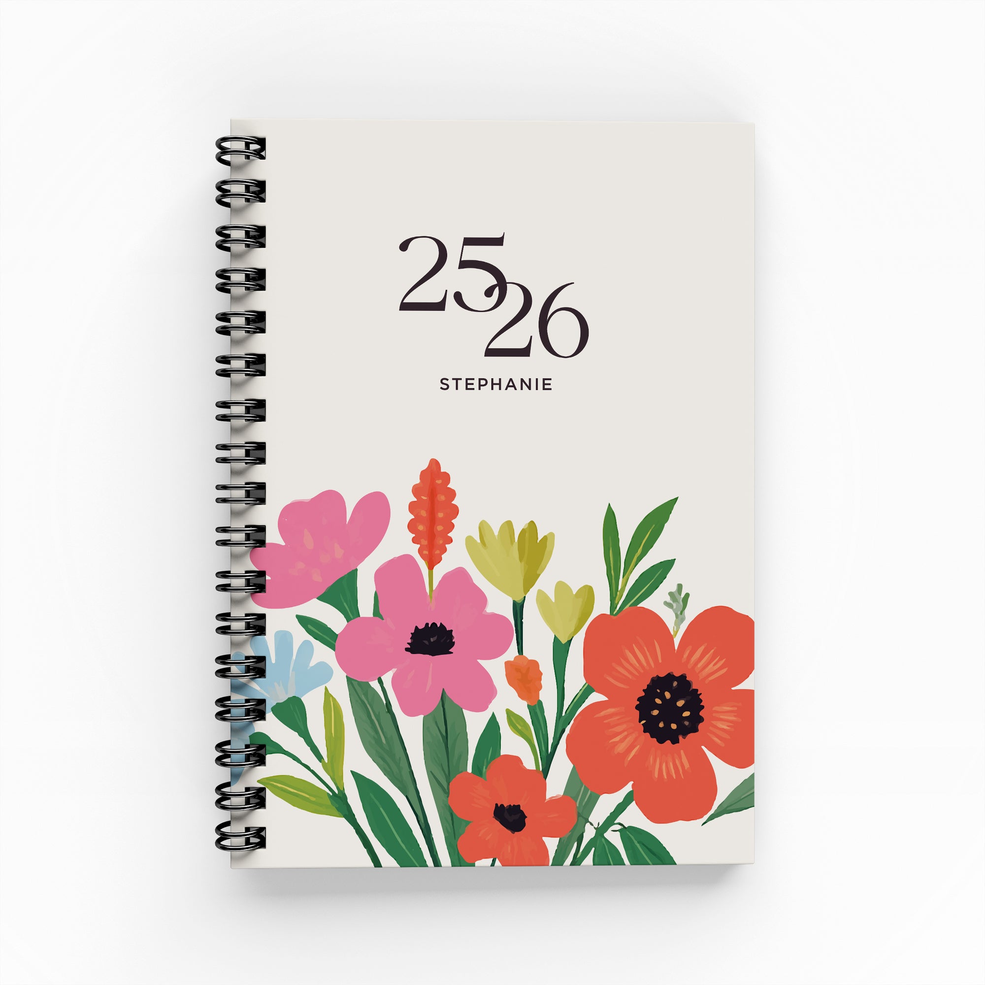 Watercolor Flowers Weekly Planner