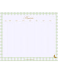 Gingham Time Blocks Weekly Desk Planner