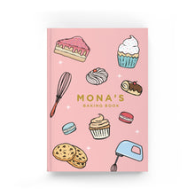 Load image into Gallery viewer, Pink Foil Baking Recipe Book
