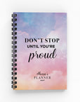 Any Quote Pastel Clouds Weekly Planner