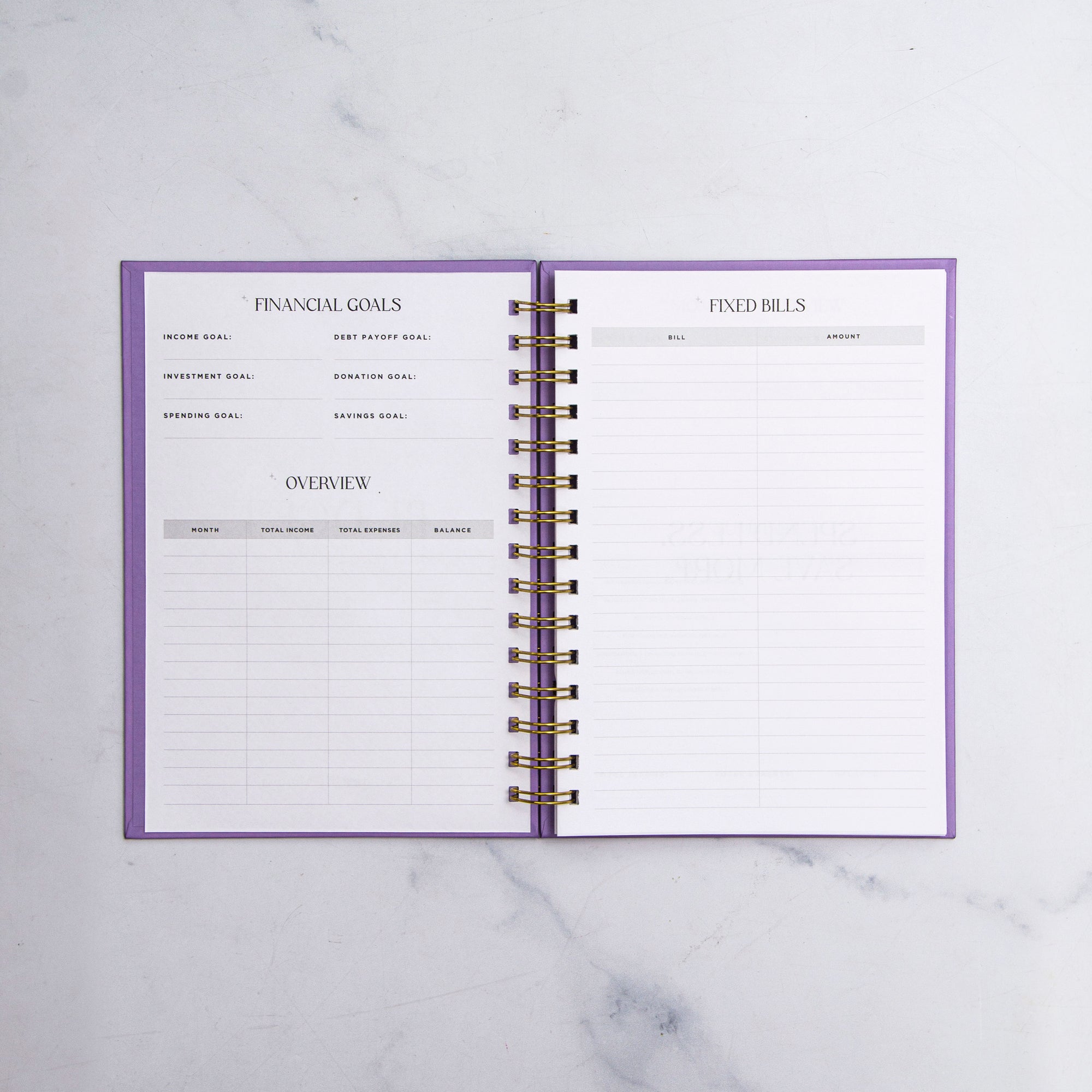 Any Script Quote Foil Budget Planner