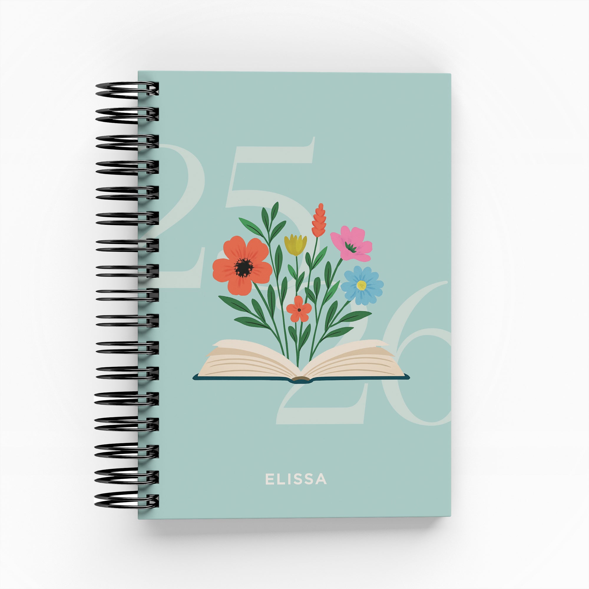 Yearly Flower Book Daily Planner