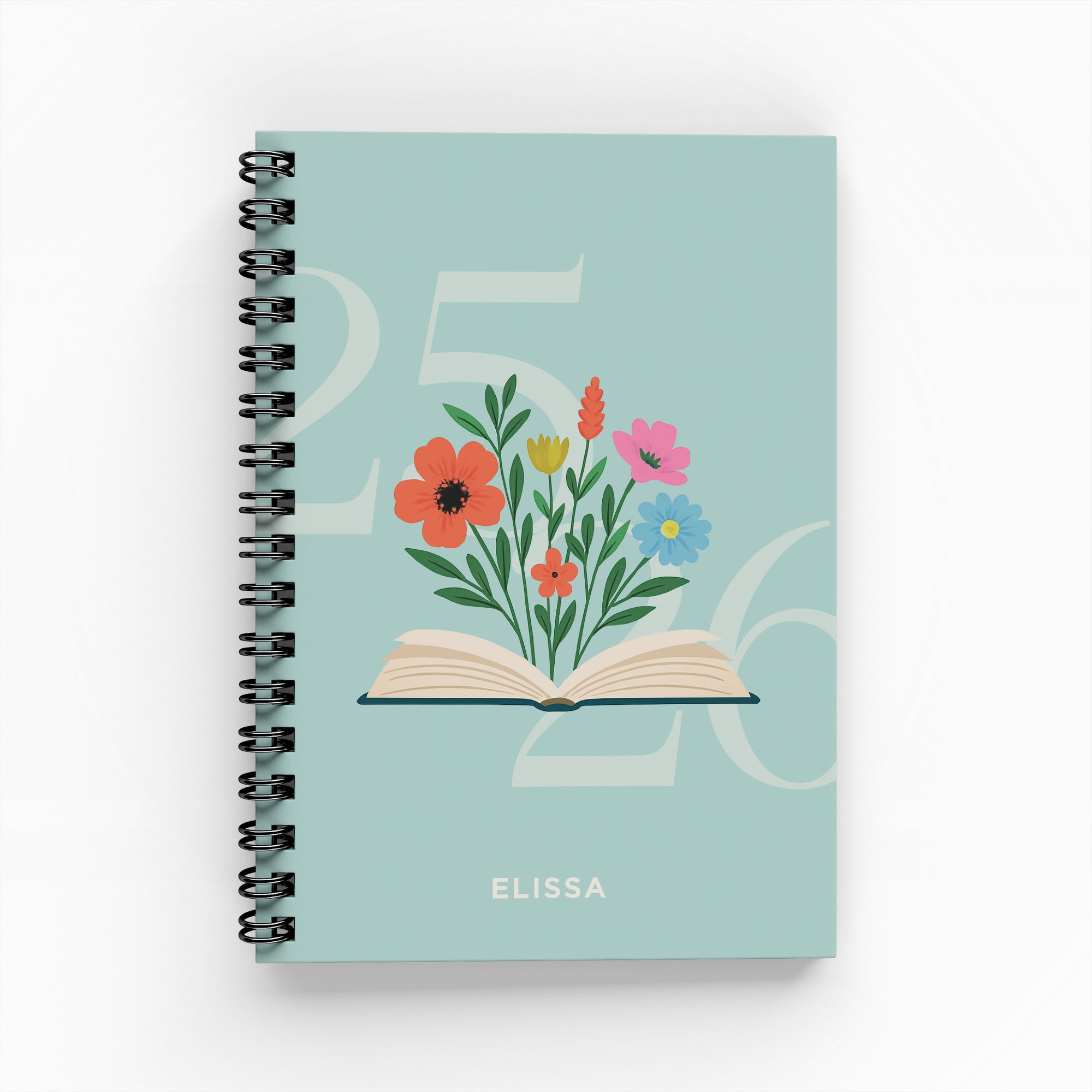 Yearly Flower Book Weekly Planner