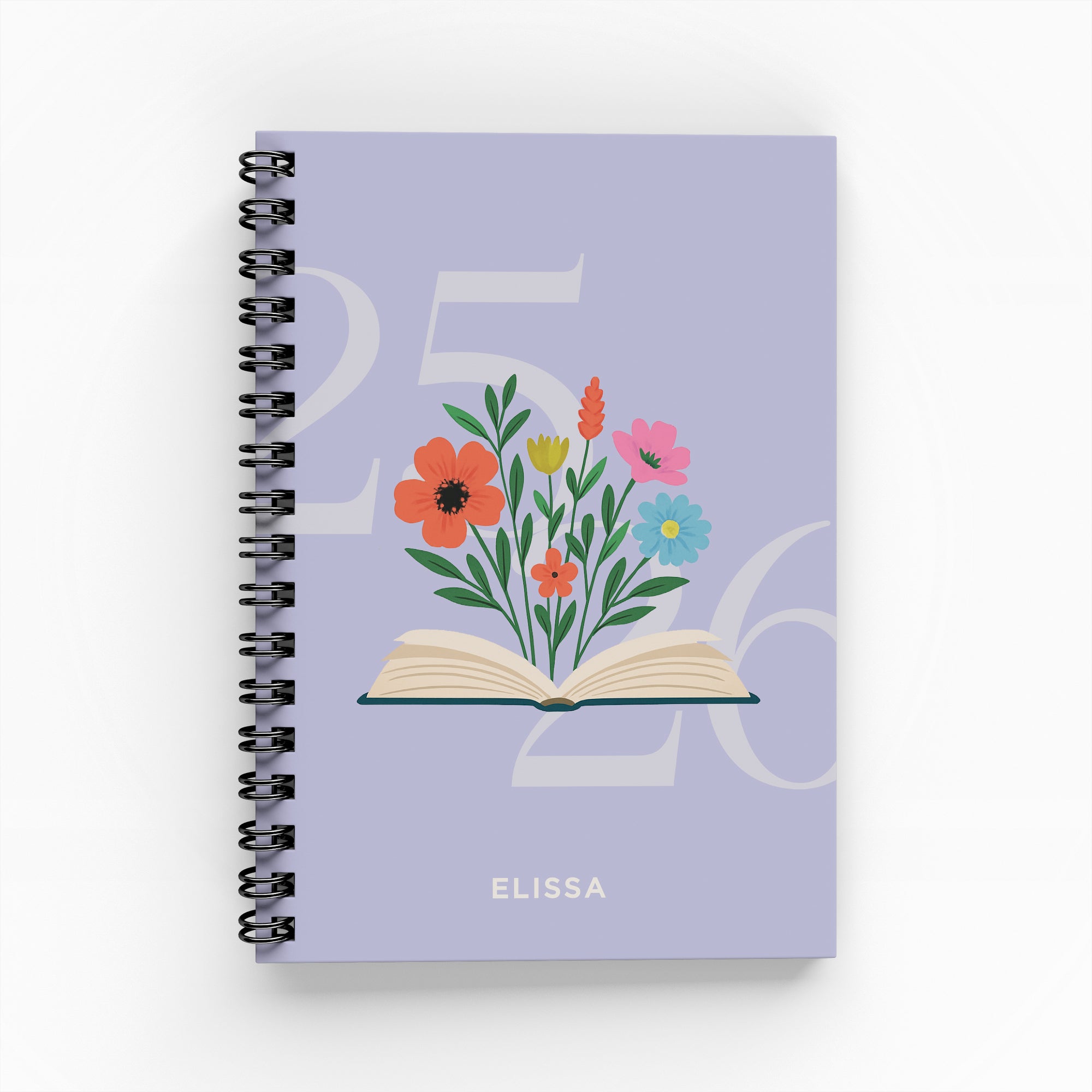 Yearly Flower Book Weekly Planner