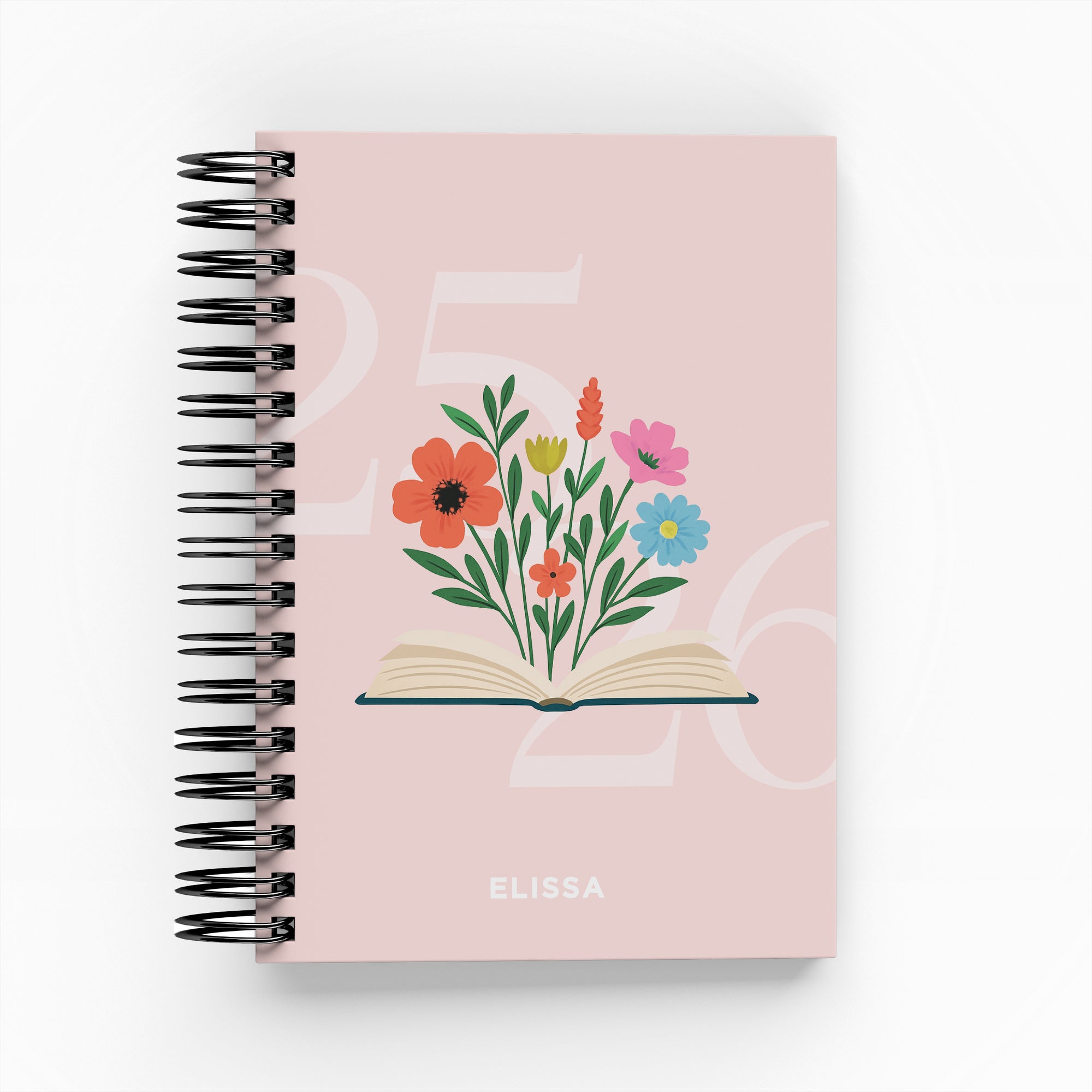 Yearly Flower Book Daily Planner