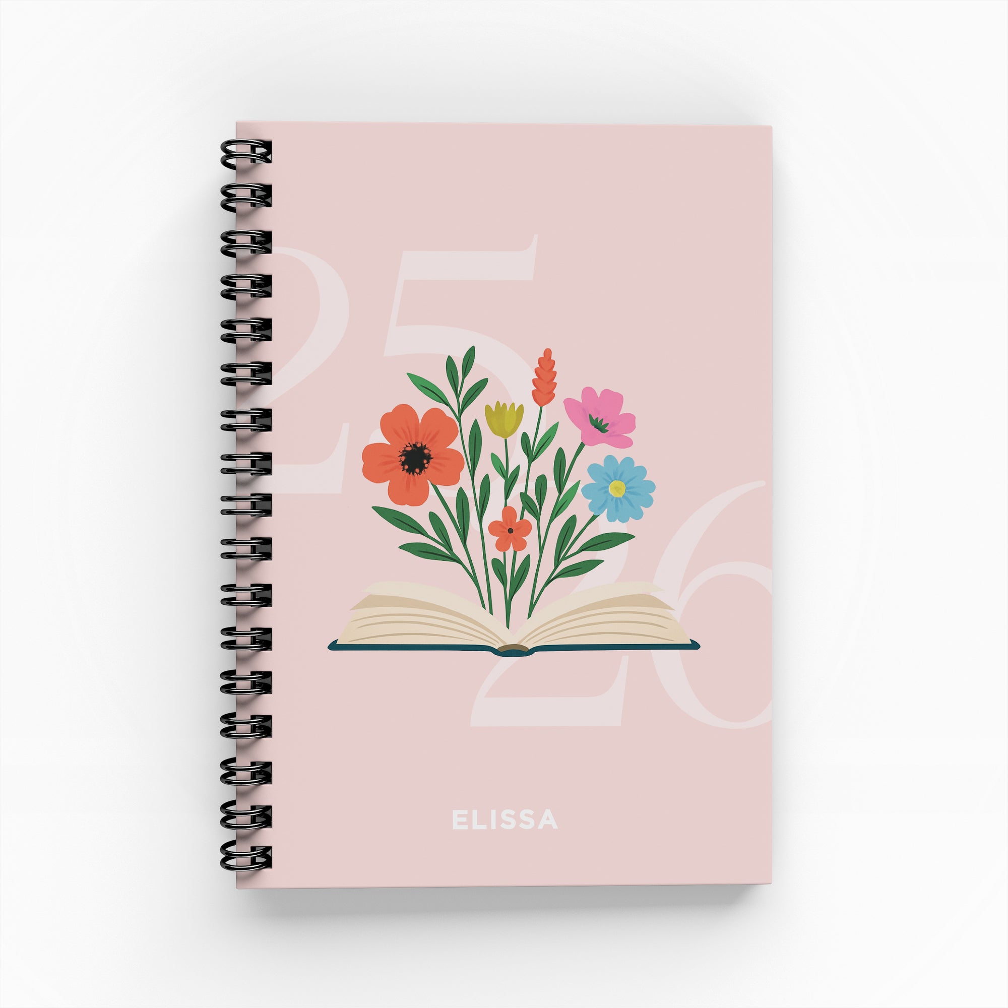 Yearly Flower Book Weekly Planner