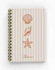 Seashell Lined Notebook