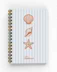 Seashell Lined Notebook