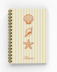Seashell Lined Notebook