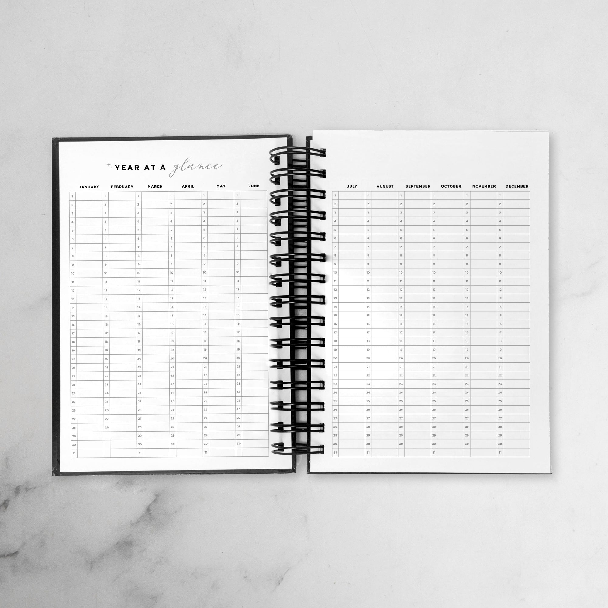 Menhara Foil Daily Planner