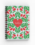 Red Tulips Lined Notebook