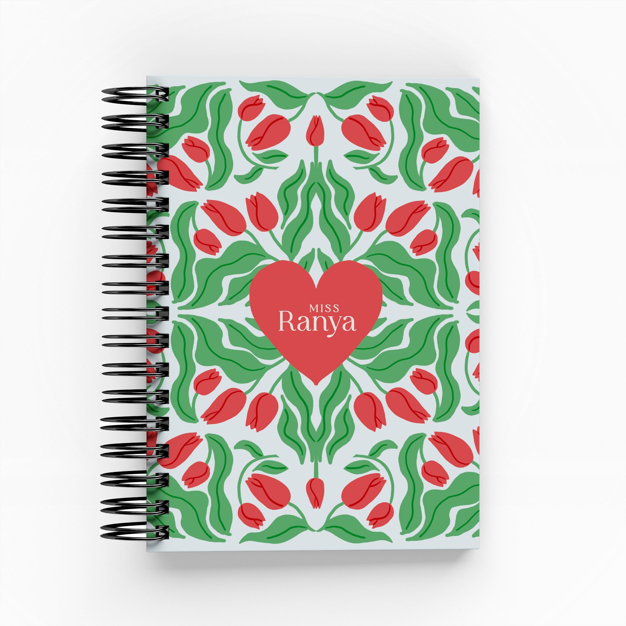 Red Tulips Daily Planner