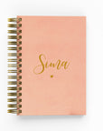 Script Name Vegan Leather Foil Daily Planner