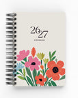 Watercolor Flowers Daily Planner