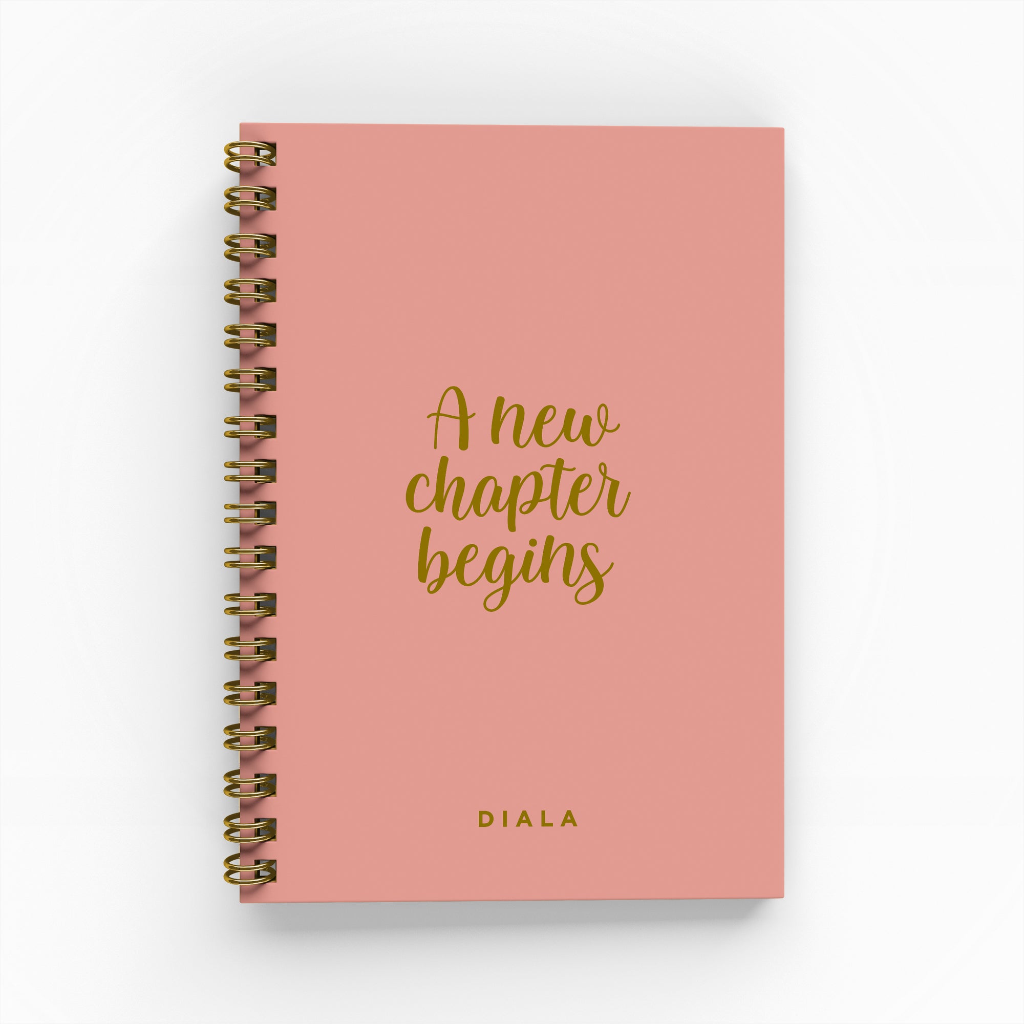 A New Chapter Begins Foil Weekly Planner