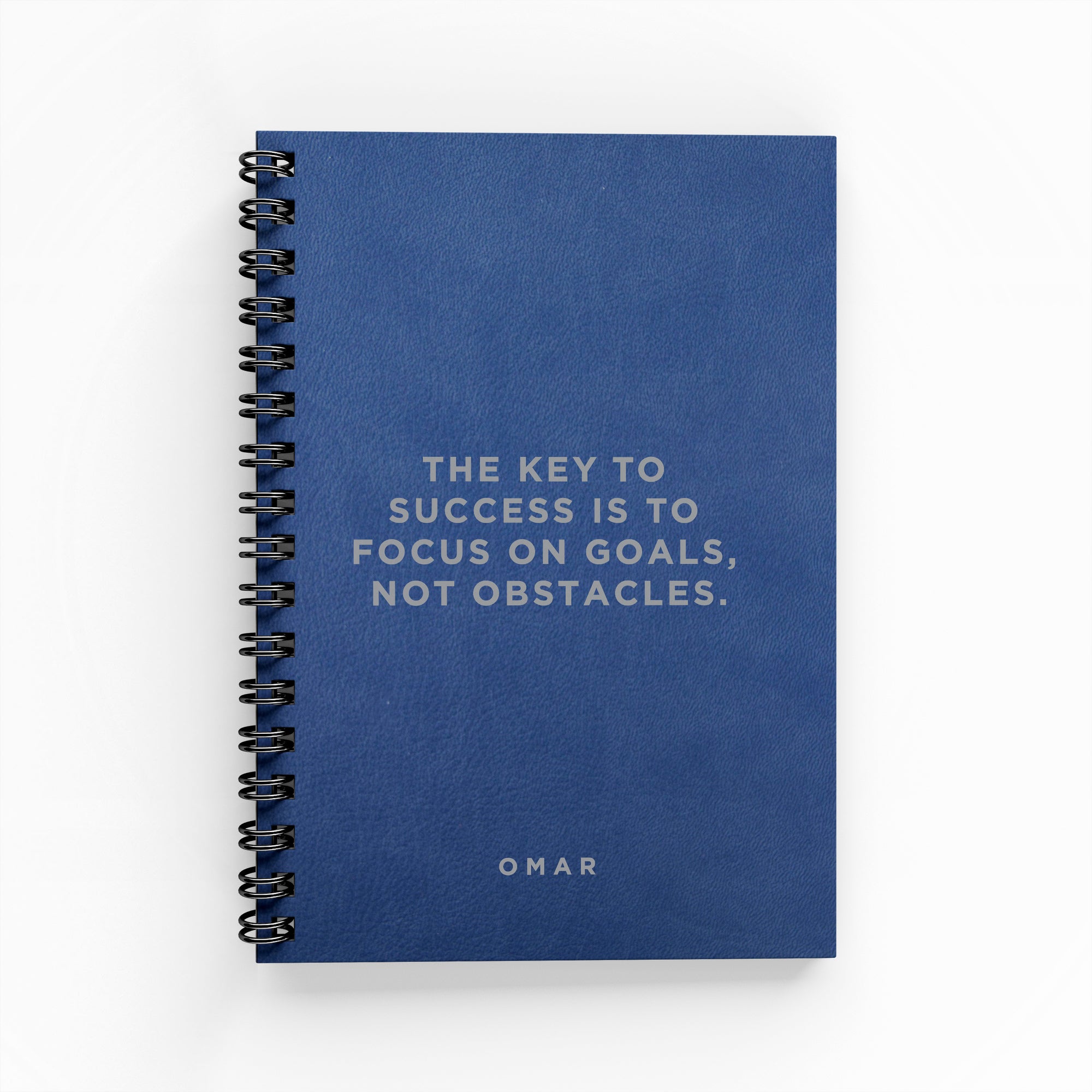 Any Simple Quote Vegan Leather Foil Lined Notebook