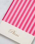Candy Stripe Lined Notebook
