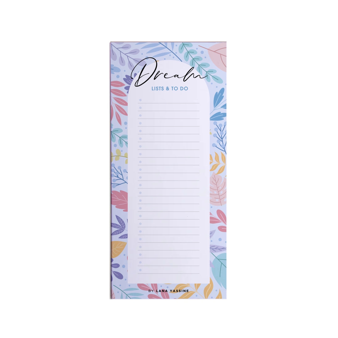 Dream Lists & To Dos