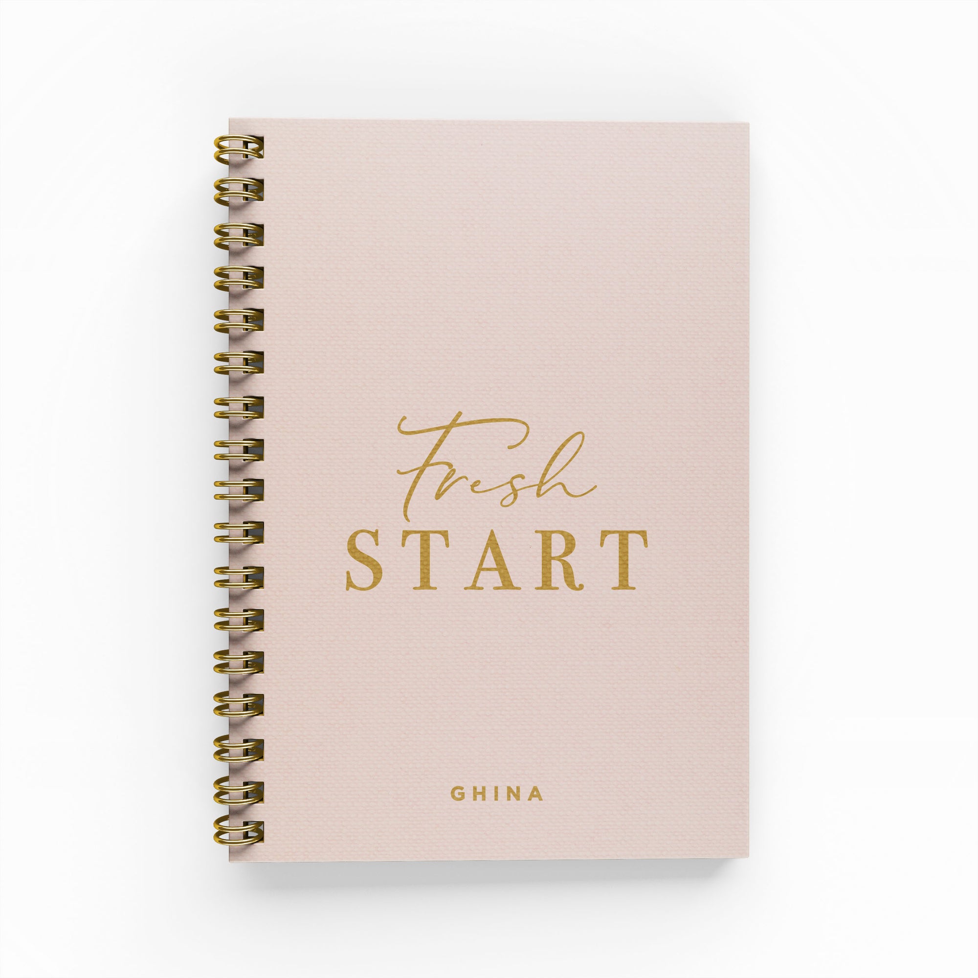 Fresh Start Linen Touch Foil Weekly Planner