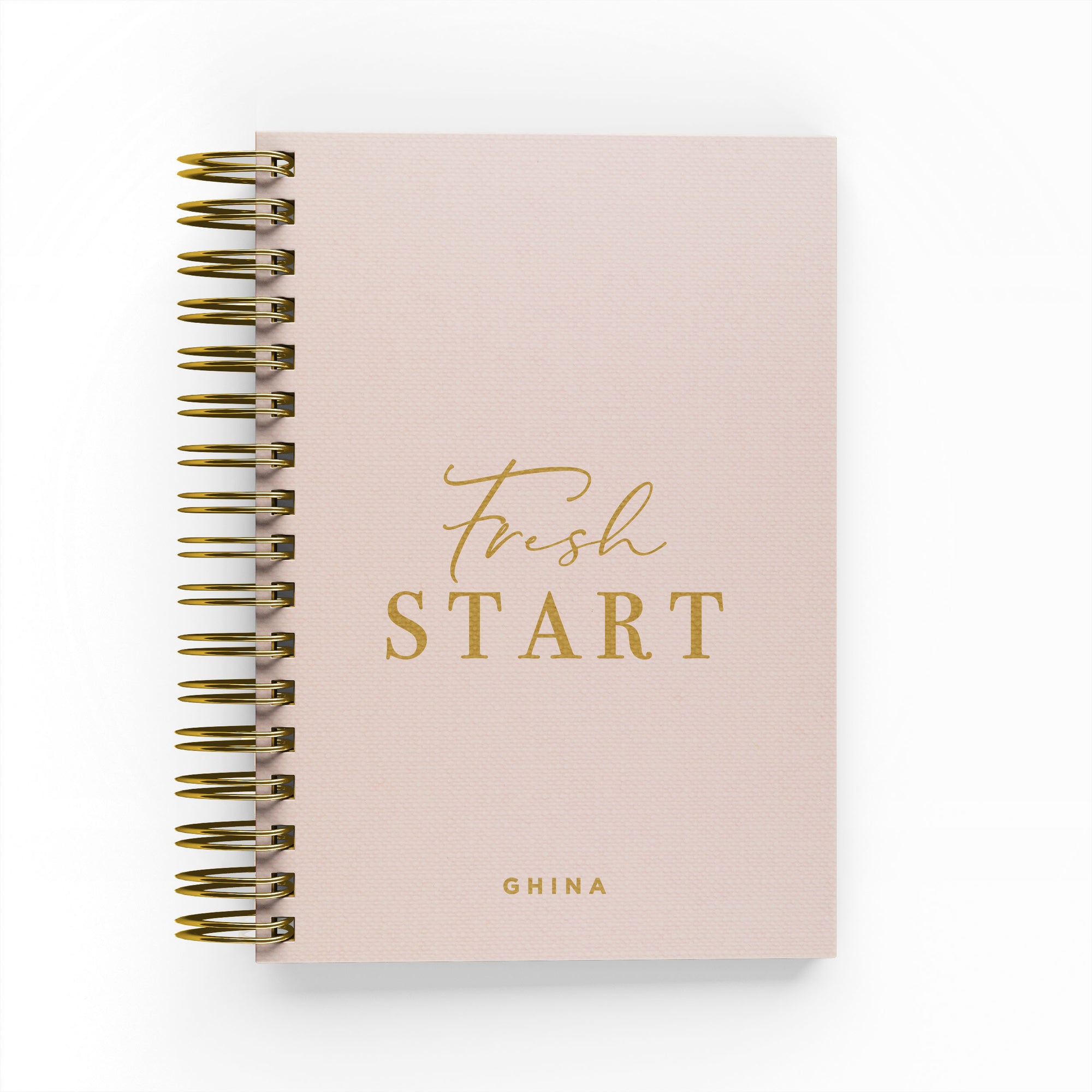 Fresh Start Linen Touch Foil Daily Planner