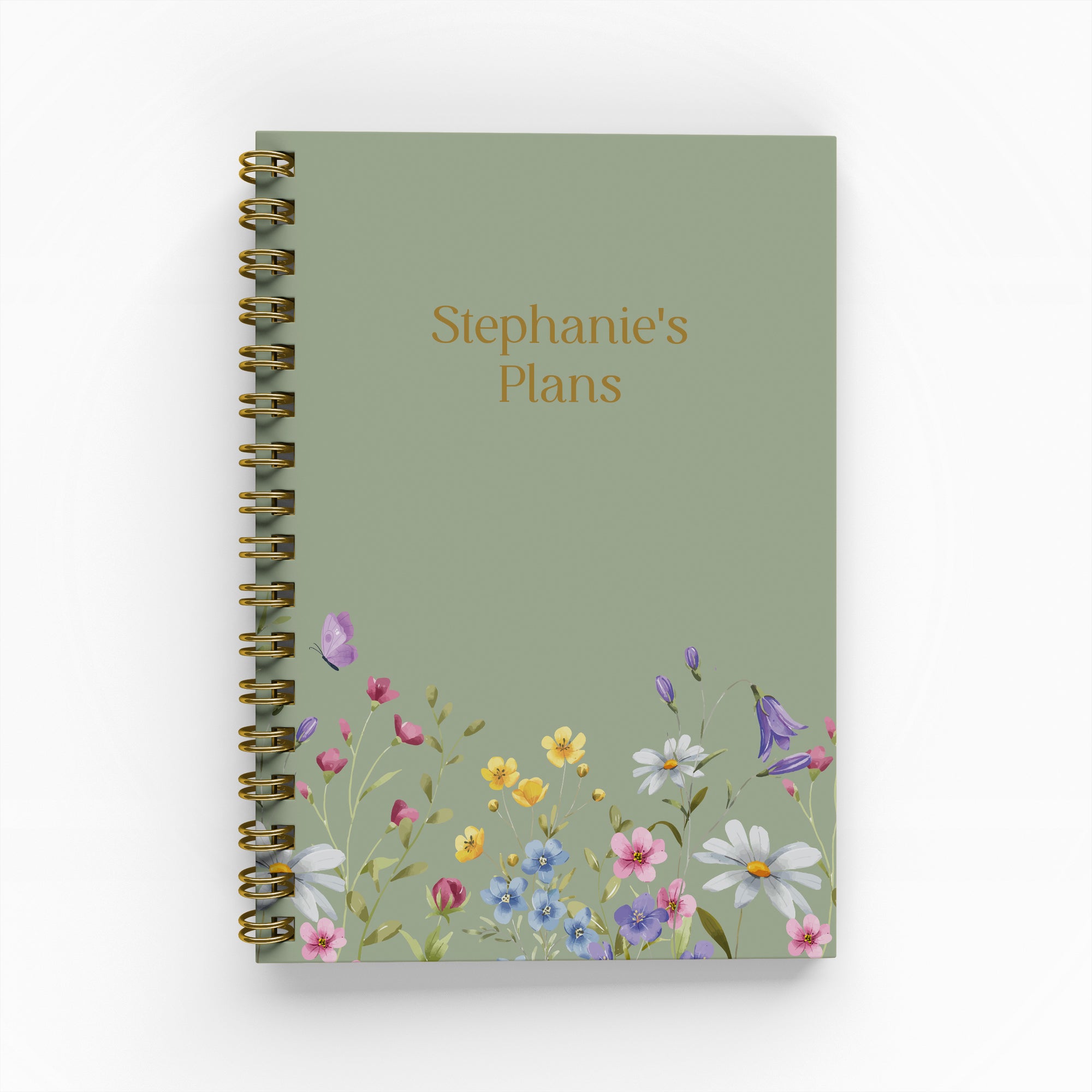 Secret Garden Foil Undated Planner