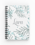 Green Leaf A6 Foil Lined Notebook