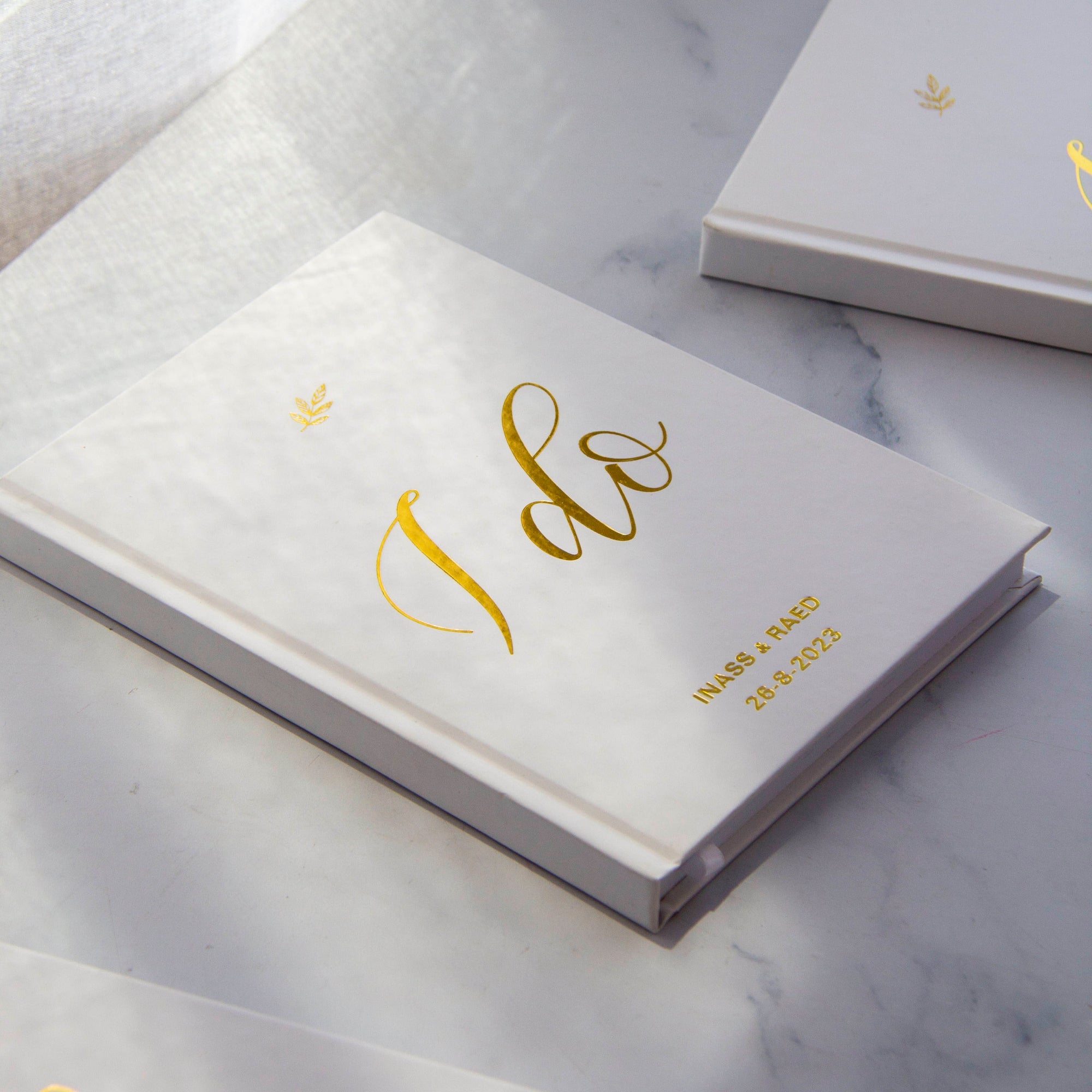 "I Do" Wedding Planner with Gold Foil