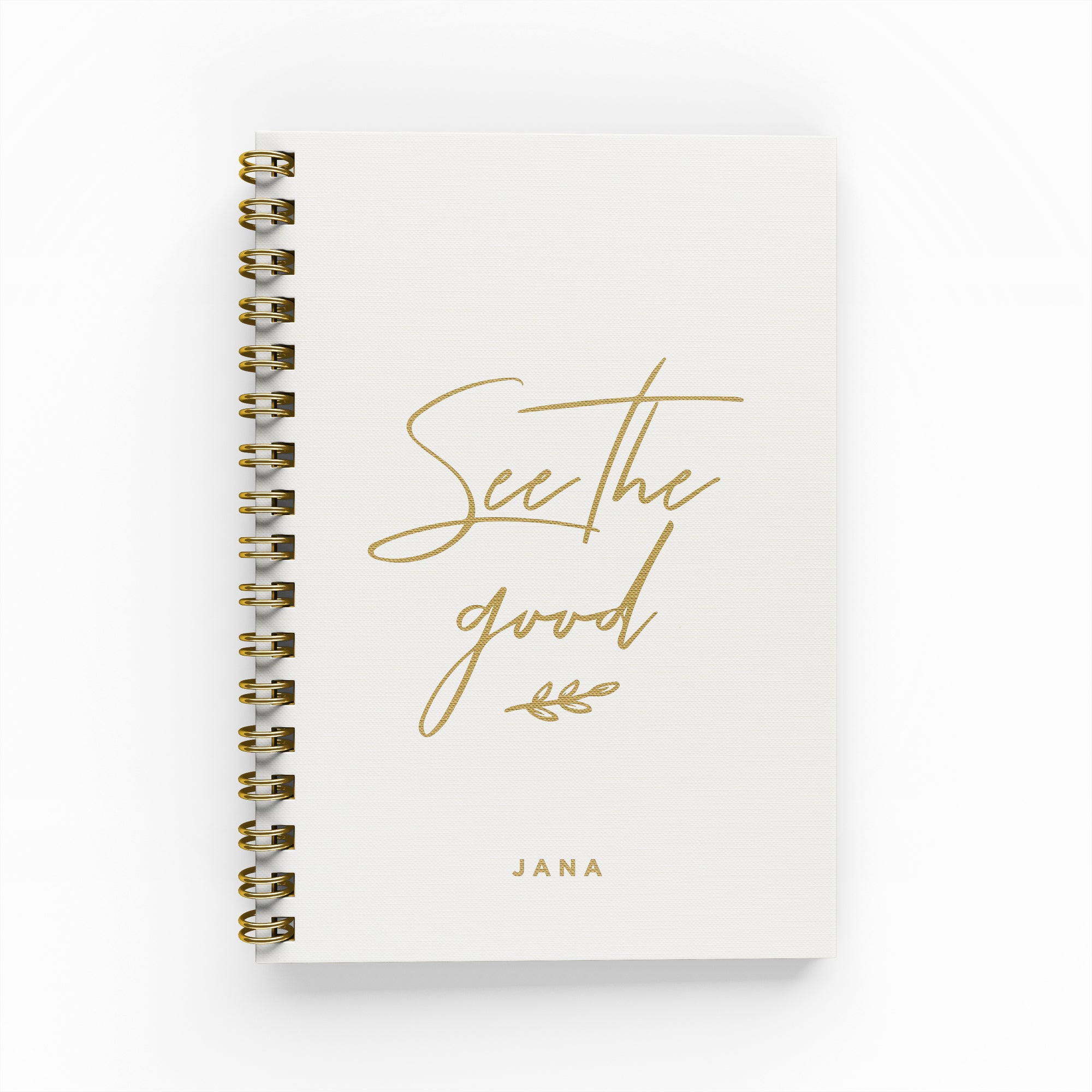 See The Good Linen Touch Foil Undated Planner