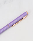 Branded Purple Pen