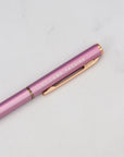 Branded Metallic Pink Pen