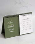 Any Name Foil Desk Calendar