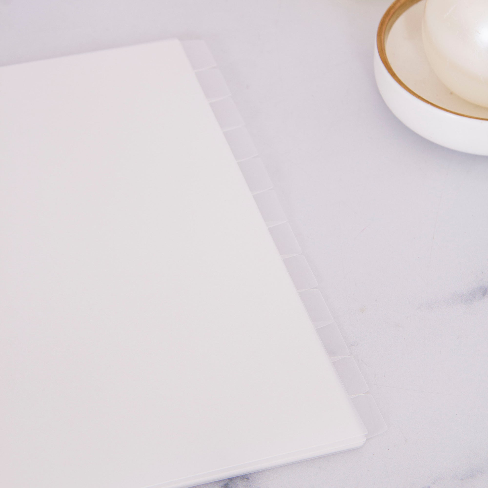 Frosted Binder Divider Tabs A5