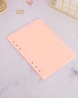 Peach Binder Divider Tabs A5