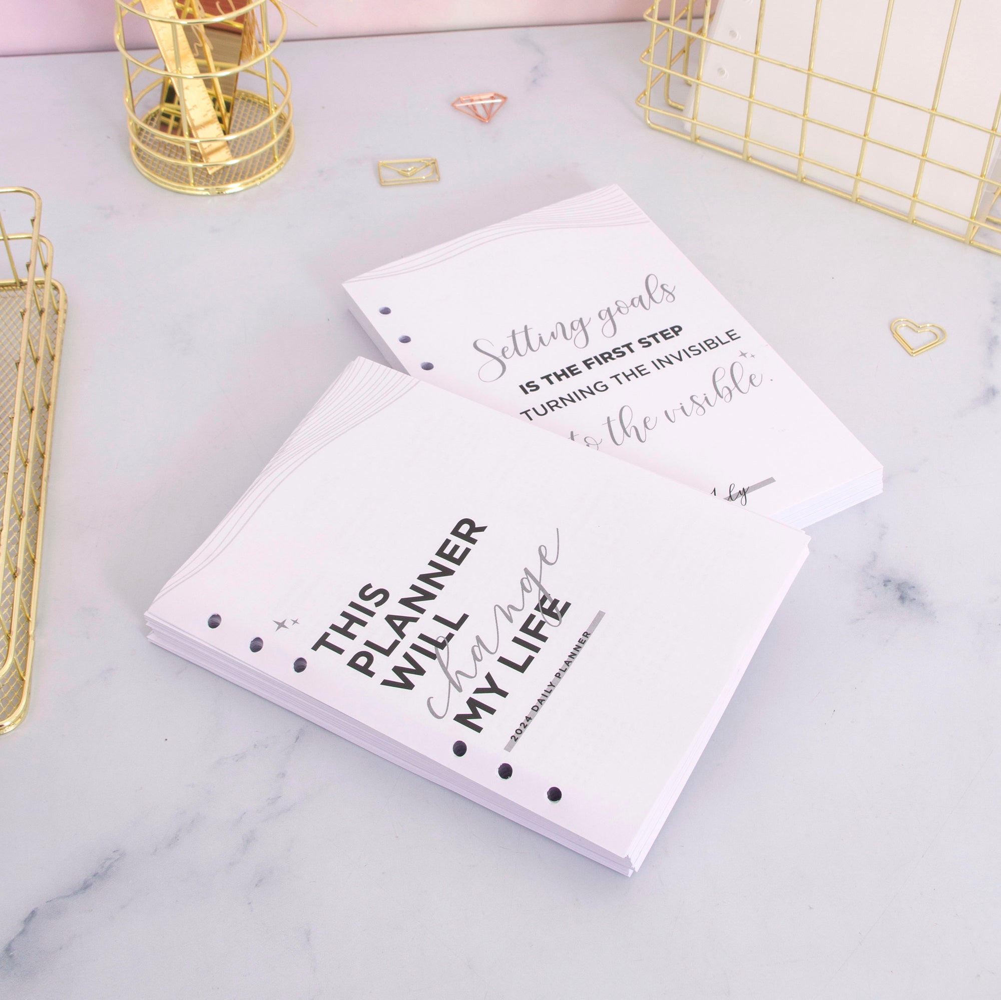 Daily Planner Binder Inserts