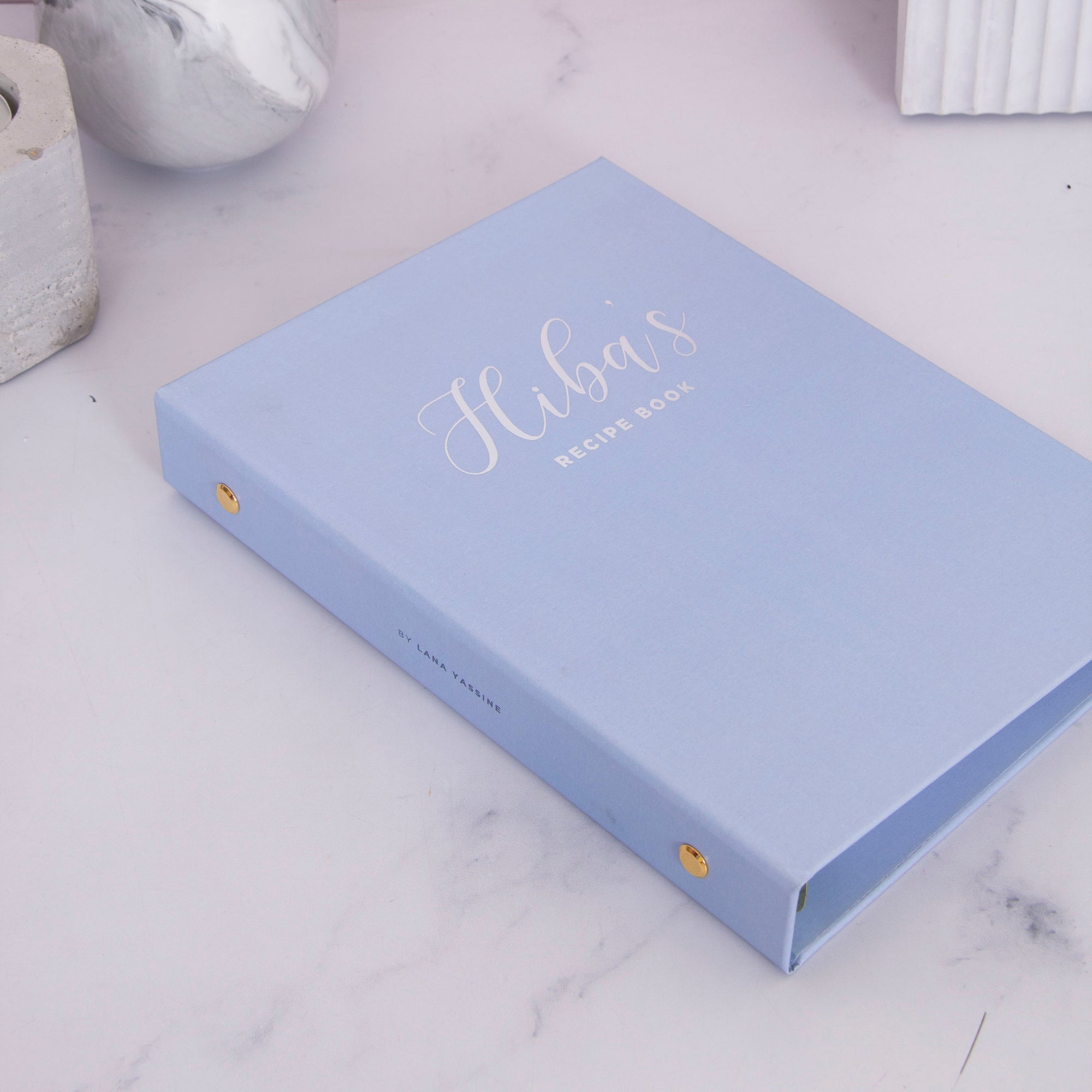 Recipe Book Foil Binder