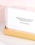 2025 Calendar Cards for Acrylic Gold Desk Stand