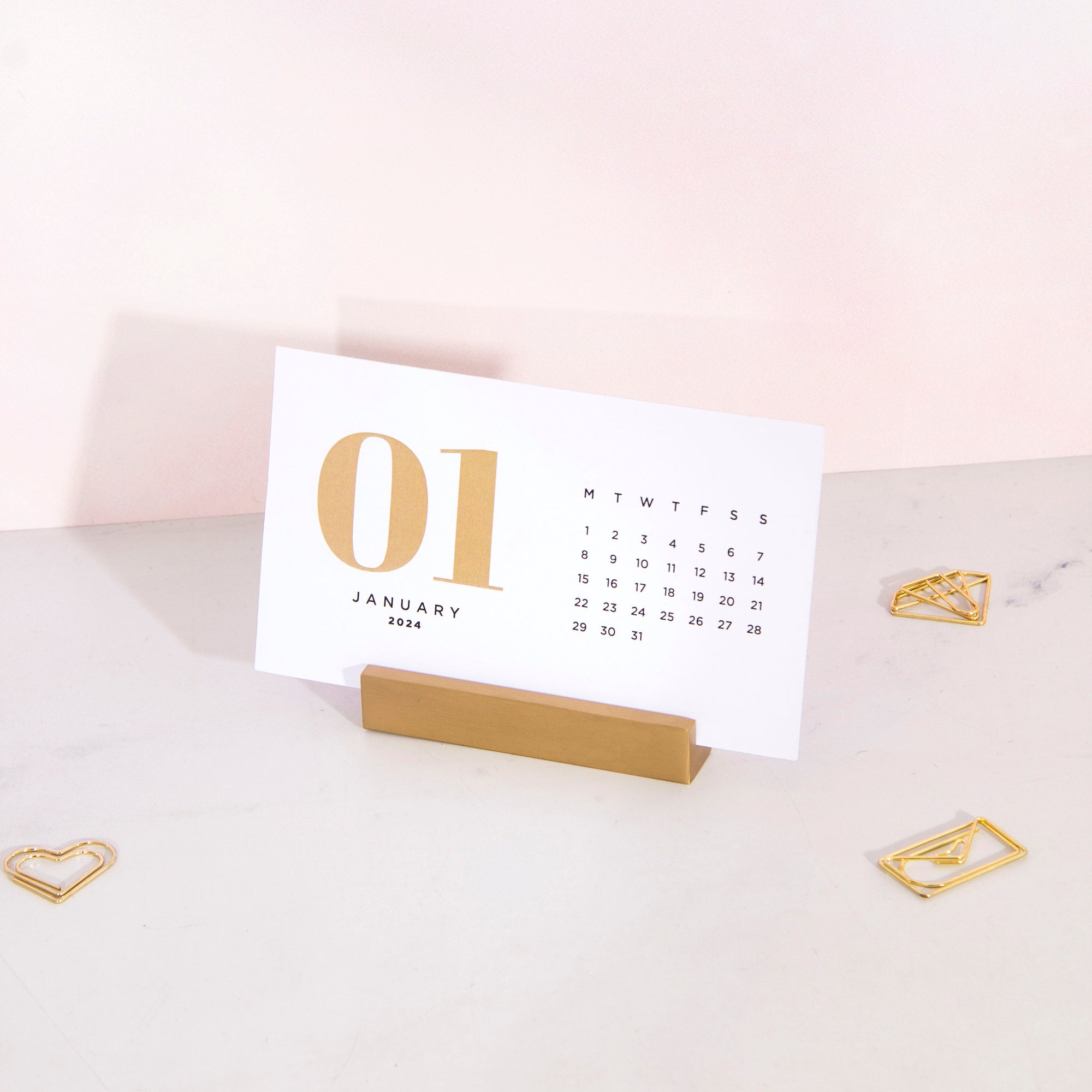 Brass Flat Card Holder