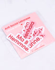 Anti-Social Lebanese Pink Sticker Pack