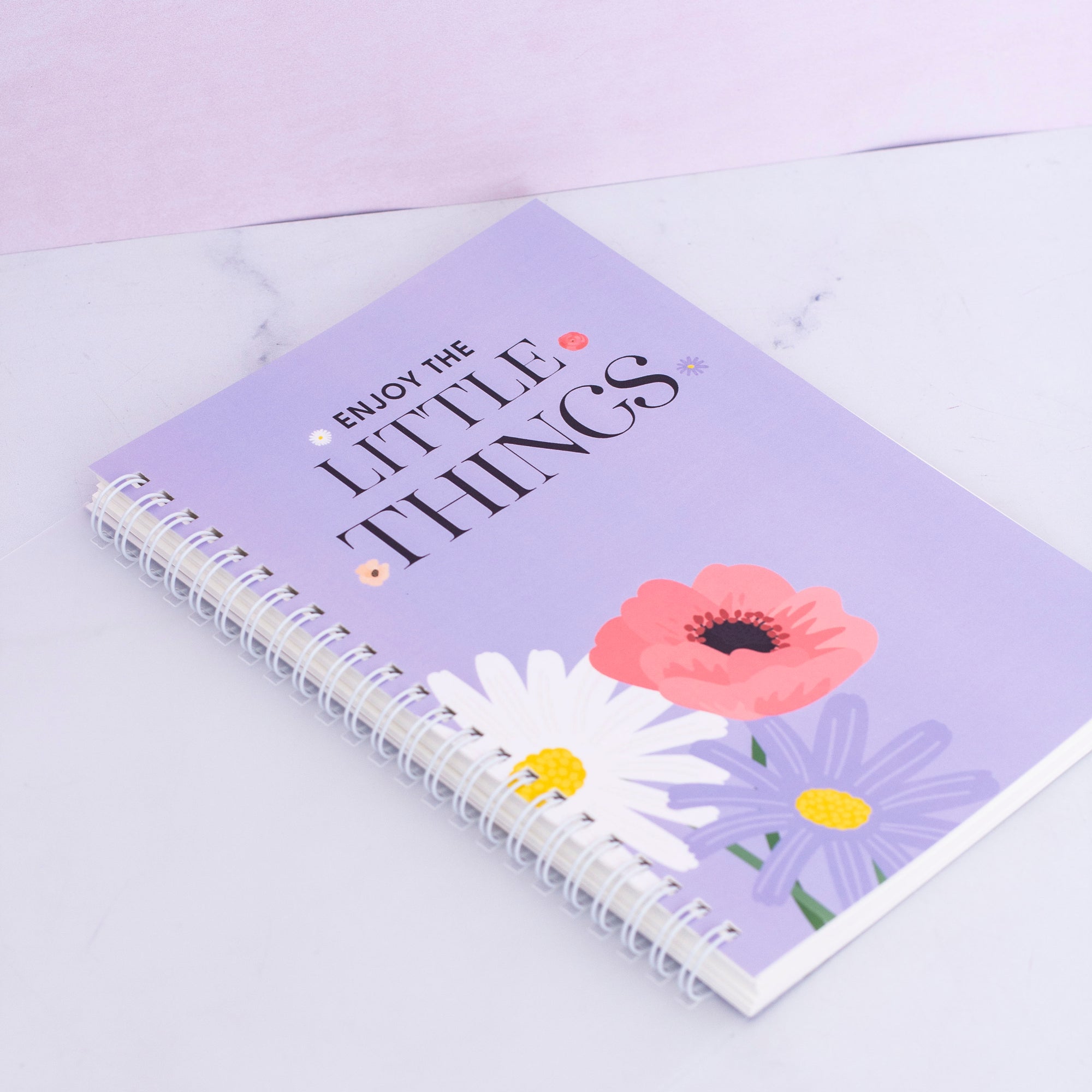 Enjoy The Little Things Lined Notebook