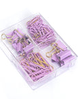 Paper Clips & Pins Bundle Purple