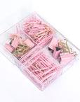 Paper Clips & Pins Bundle Pink