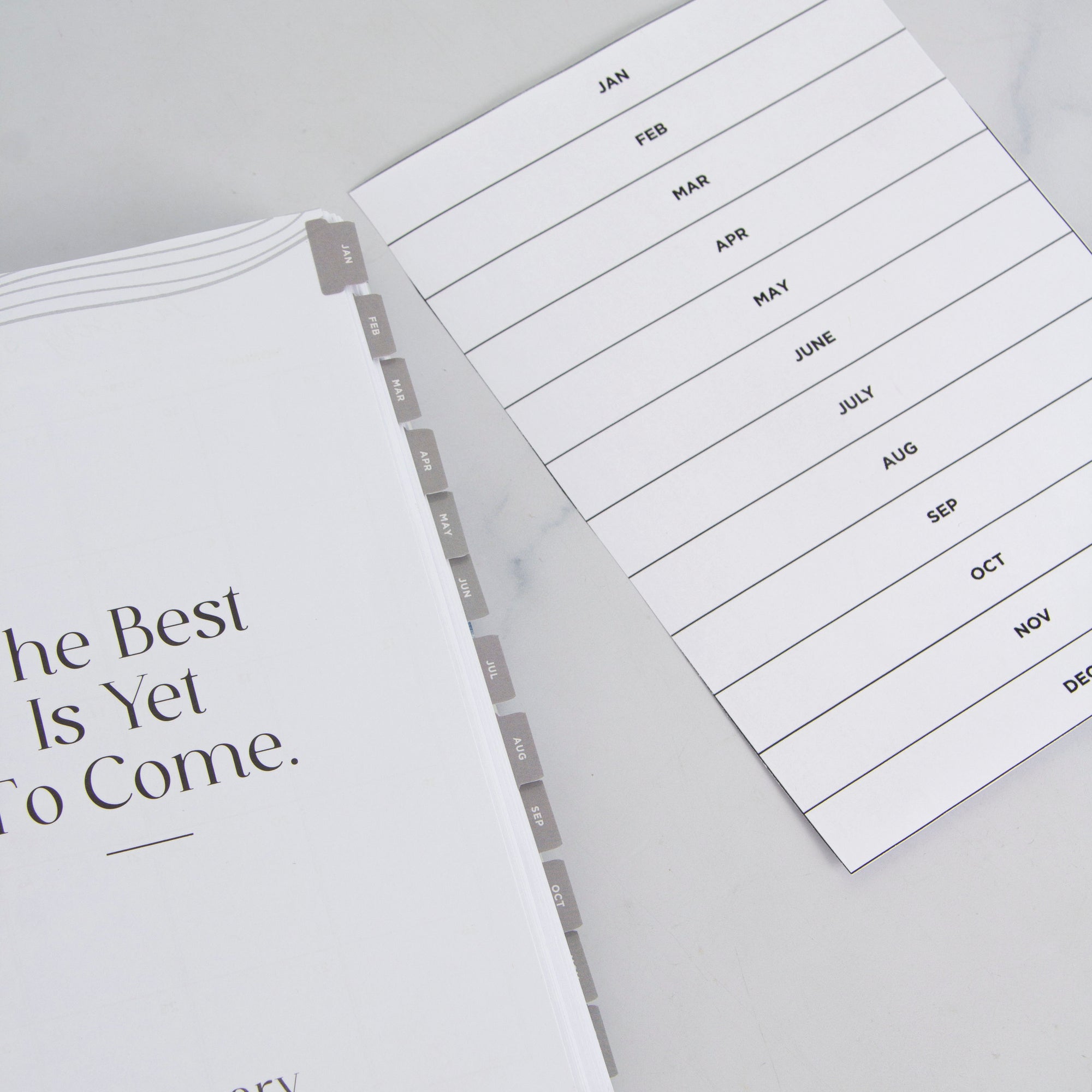 Monthly Separator Template For Planners - Free Printable