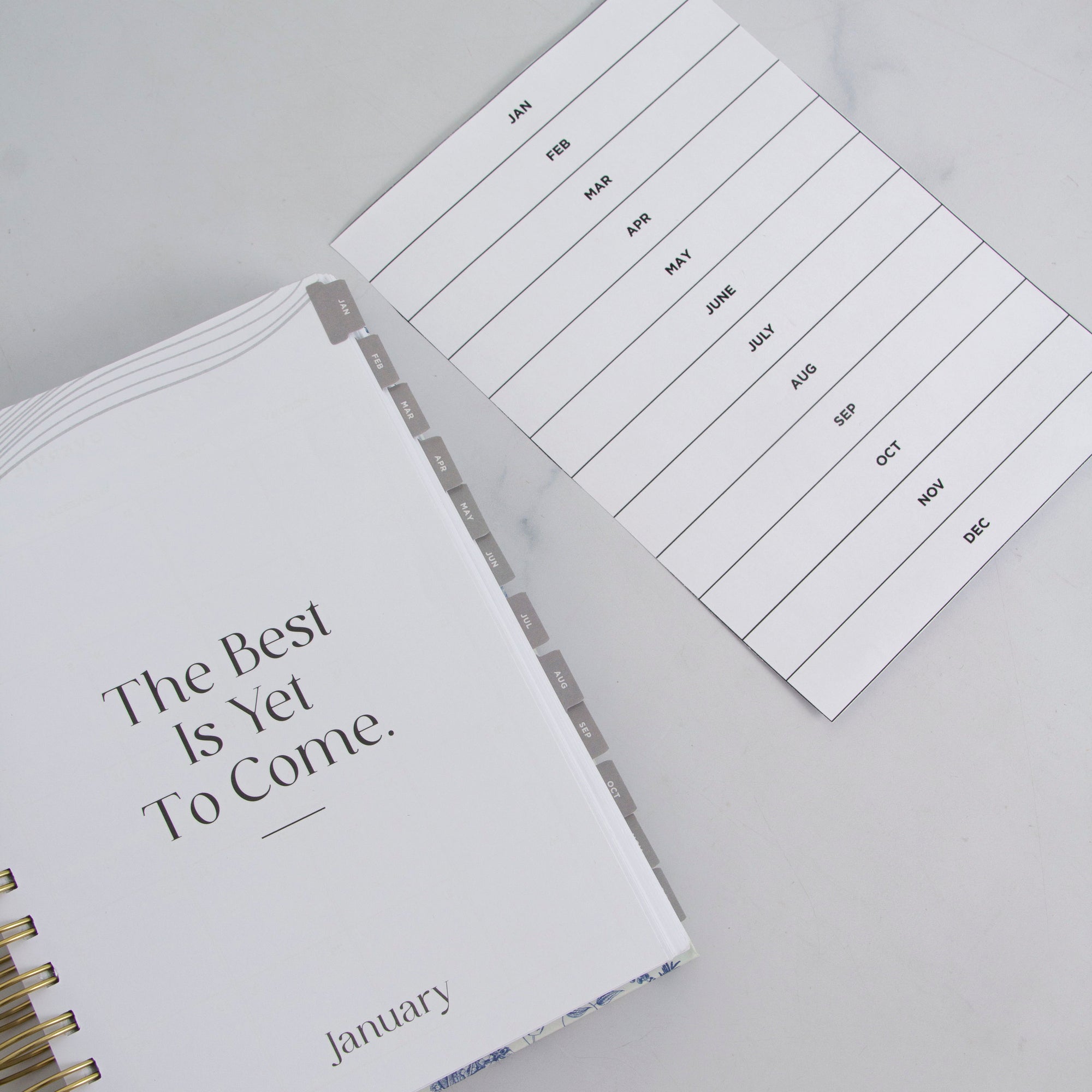 Monthly Separator Template For Planners - Free Printable