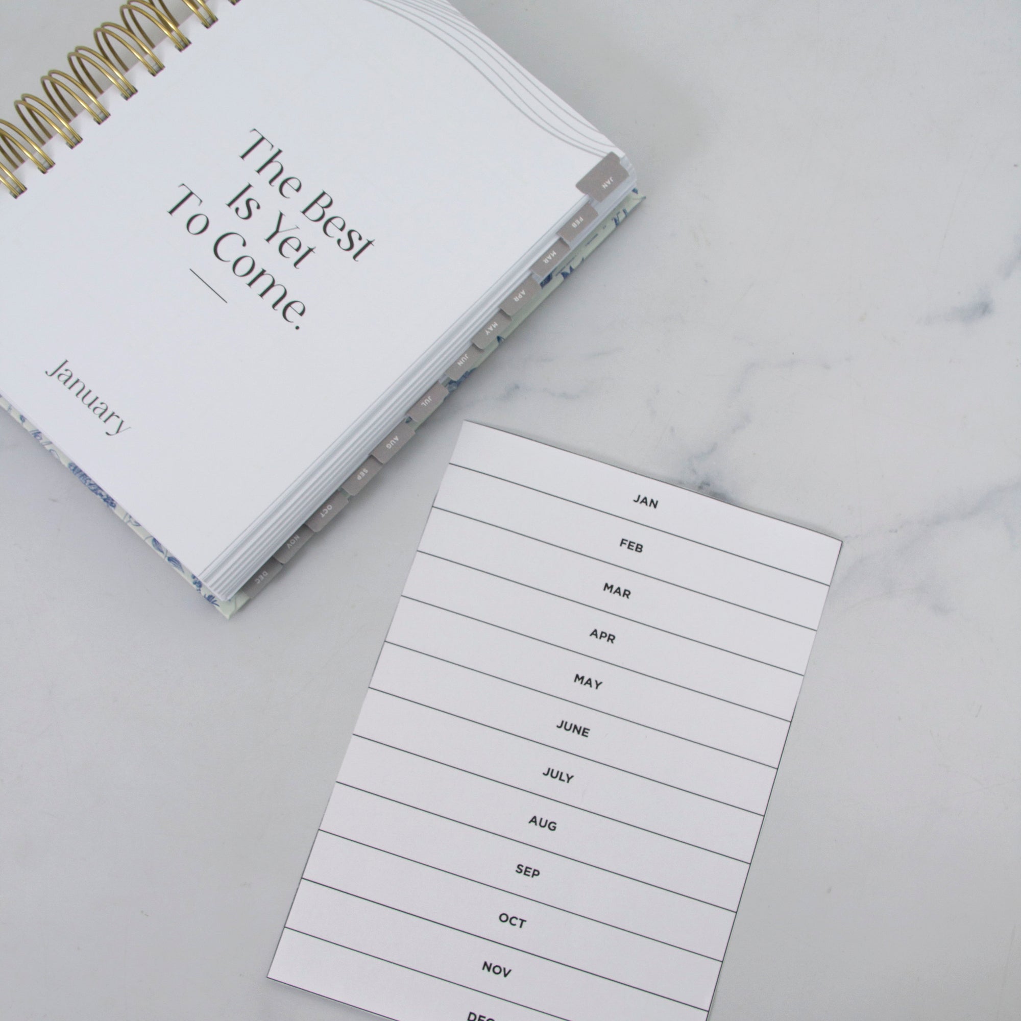 Monthly Separator Template For Planners - Free Printable