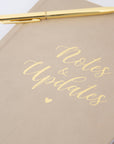 Any Name Nude Vegan Leather Lined Notebook
