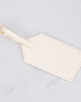 Off-White Vegan Leather Luggage Tag