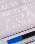 Acrylic Desk Stand - Learn Your Alphabets & Numbers