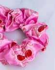 Cherry on Top Satin Scrunchie
