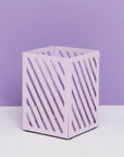 Metal Purple Pen Holder - حامل أقلام بنفسجي