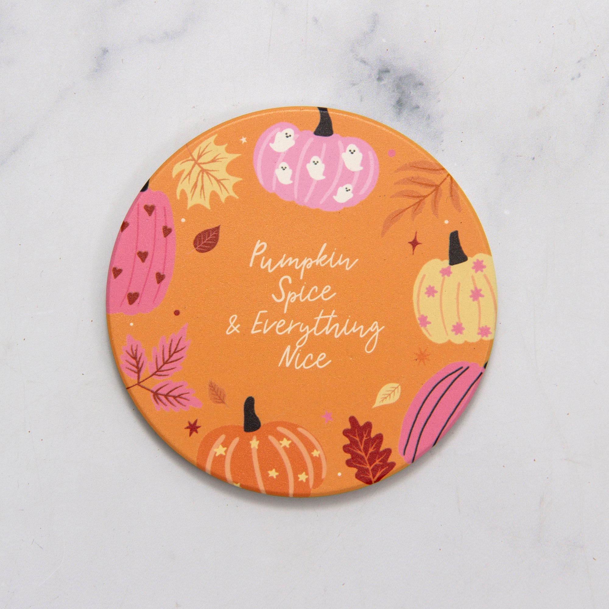 Pumpkin Spice Coaster Orange